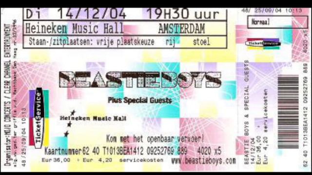 Beastie Boys - Jimmy James ( 12/14/2004 Amsterdam, Netherlands ) смотреть онлайн