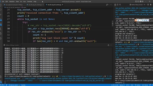 net 02 tcp 01 client server смотреть онлайн