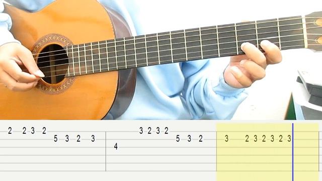 Canon in D Guitar Tutorial Melody Guitar Tab Guitar Lessons for Beginners смотреть онлайн