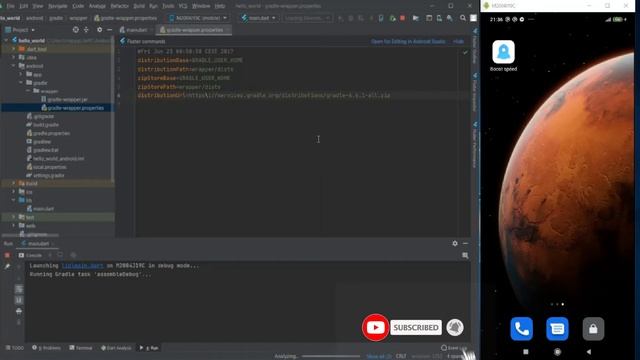 Flutter Hello World by Sample Code | Android Tutorial | Android 2021 смотреть онлайн