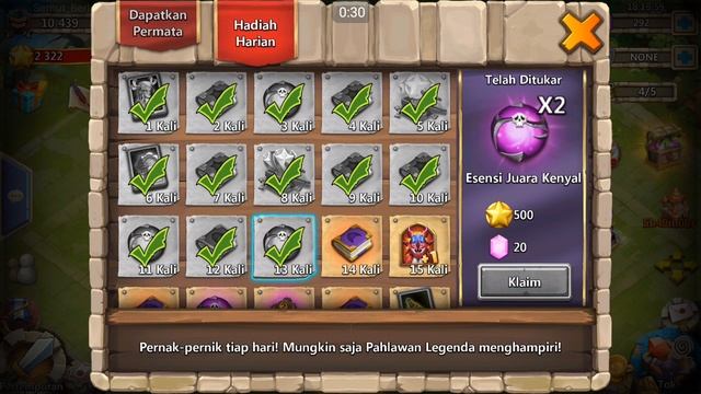 Hadiah Harian Untuk Pemula Selama 30 Hari Yang Ke-13 (Castle Clash: Pasukan Perkasa) #13 смотреть онлайн