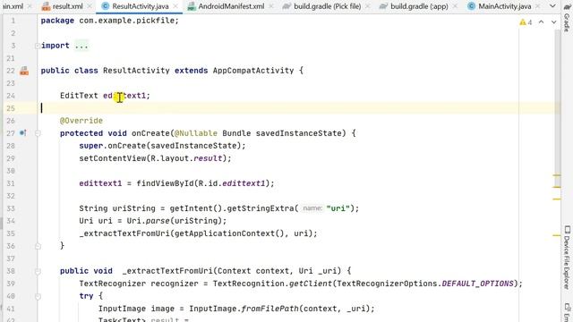 Extract text from image using MLKIT text recognition API смотреть онлайн