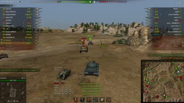 WZ-131 и Т71 светлый взвод 7го уровня. World of Tanks смотреть онлайн