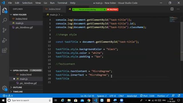 DOM Selectors for Single Element (Kannada) | Part 20 смотреть онлайн