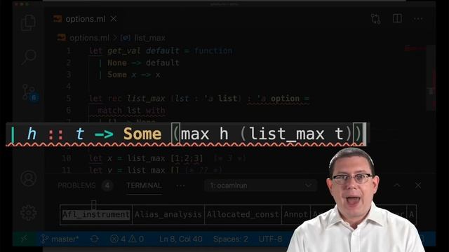 Options | OCaml Programming | Chapter 3 Video 20 смотреть онлайн