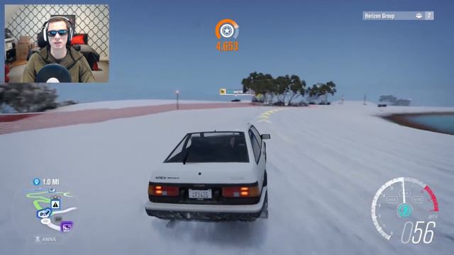 Forza Horizon 3: Blizzard Mountaint - Initial D Legend - AE86 VS R34 смотреть онлайн
