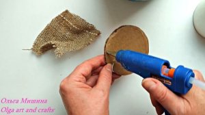 Супер поделка. Как сделать куклу,  шкатулку, из джута.