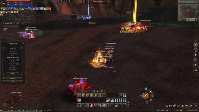 Lineage2 Essence EU [Death Knight Update] - Hierophant in the mage build - Hellbound - 1h farm test смотреть онлайн