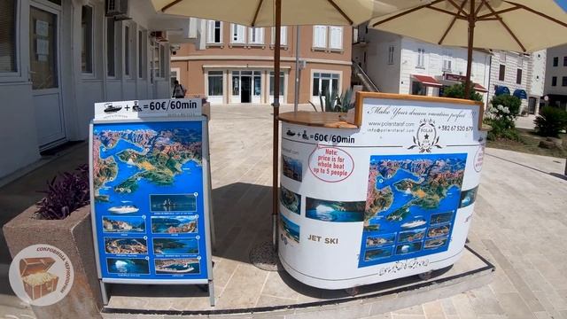 Тиват июль 2022, Порто Монтенегро, городская набережная, пляж Калимань, цены в кафе и на лежаки смотреть онлайн