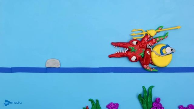 Lava Pacman vs Ice Monsters Battles in Giant Maze | Pacman Arcade Game Stop Motion смотреть онлайн