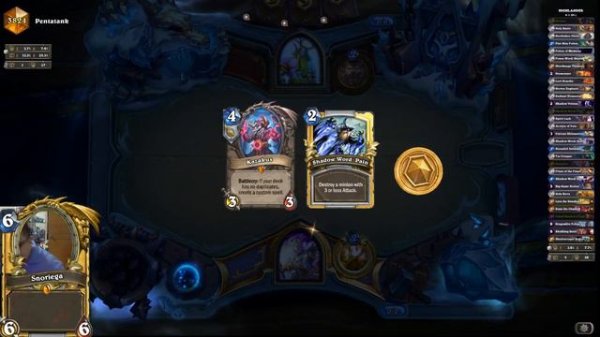 DK RAZA PRIEST at Legend. Learning how to play it! Hearthstone featuring Shadowreaper Anduin