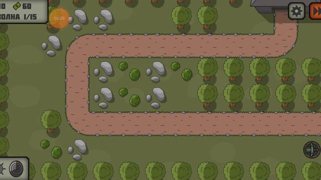 пушки против врагов в игре Tactical War