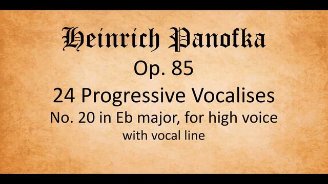 No 20: for high voice, with vocal line смотреть онлайн