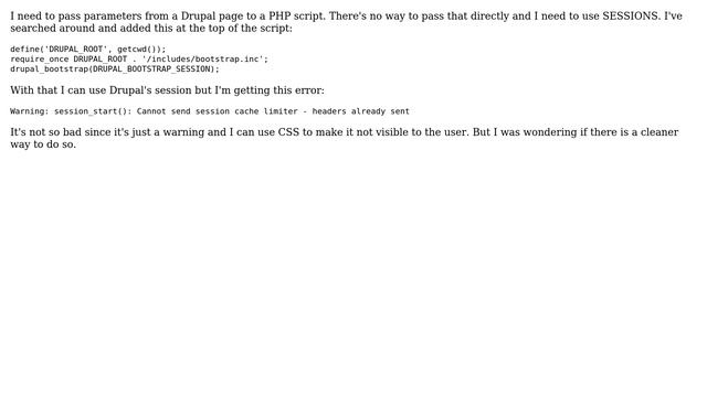 Drupal: Using Drupal's session inside a PHP script (2 Solutions!!) смотреть онлайн