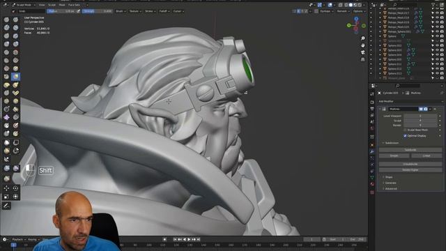 20. Last refinements - Create a commercial game 3D character смотреть онлайн