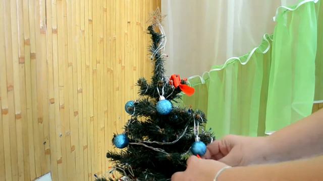 Украшение комнаты к Новому году, если мало места смотреть онлайн