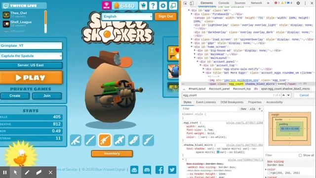 shell shocker hack (unlimited egg coin) смотреть онлайн