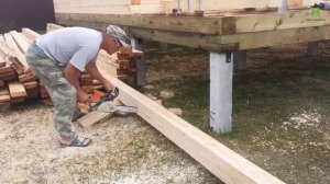 Дом из профилированного бруса 6х8