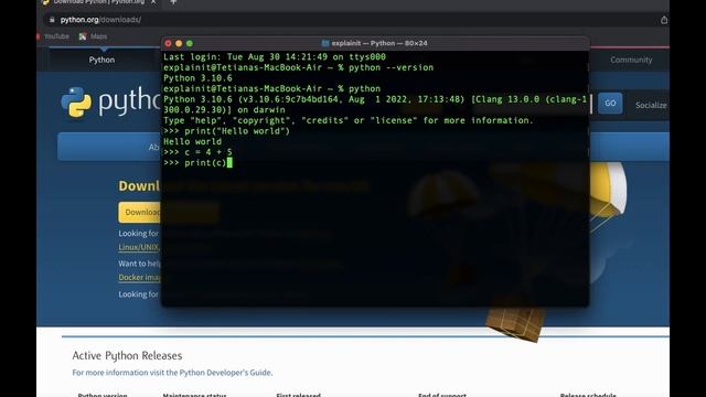 Python tutorial for beginners 1. How to install Python. смотреть онлайн