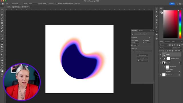 Easy Way to Create Abstract Gradient Shapes in Photoshop (+ FREE Downloads) смотреть онлайн