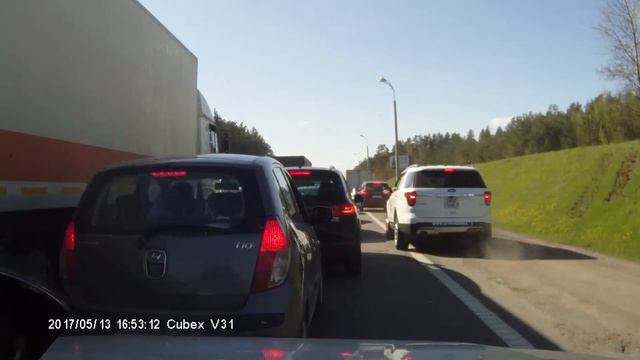 Пробка на МКАД смотреть онлайн