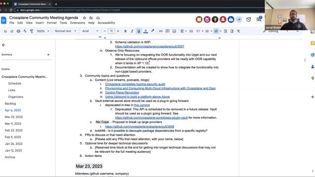 2023-04-06 Crossplane Community Meeting смотреть онлайн