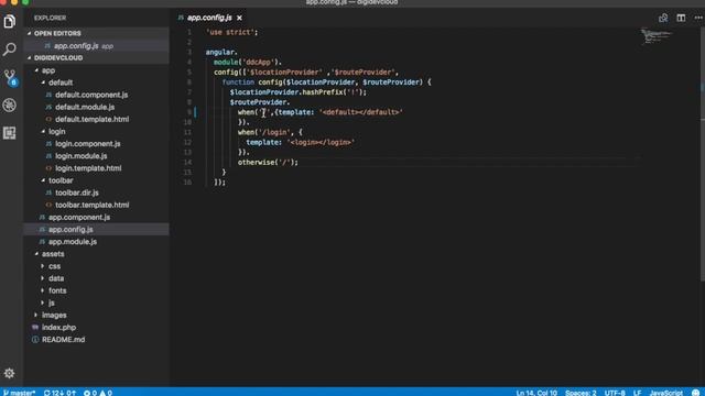 Going through the core Angularjs 1.5 setup смотреть онлайн