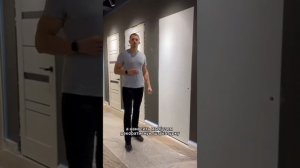 Нанесение декоративной штукатурки на скрытые двери