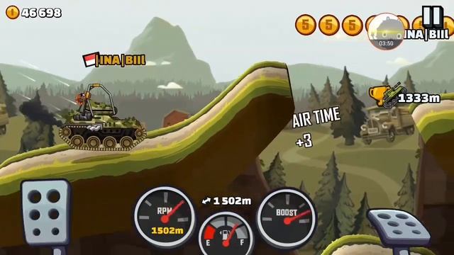 ?World Record TANK in FOREST TRIAL 3209m Adventure -Hill Climb Racing2 смотреть онлайн