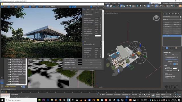 3D Tutorial | 3ds Max + Corona Render | Exterior daylight lightning ? смотреть онлайн
