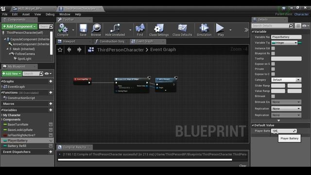 Unreal Engine 4: Part 3 - HUD and Prompt Widget смотреть онлайн