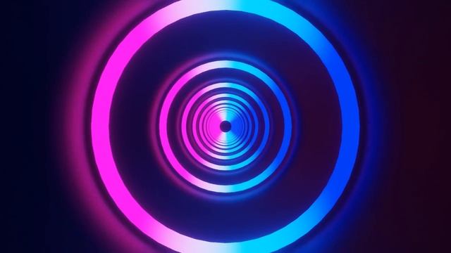 VJ LOOP NEON Rings Colorful Pink Blue Abstract Background Video Simple Pattern 4k Screensaver смотреть онлайн