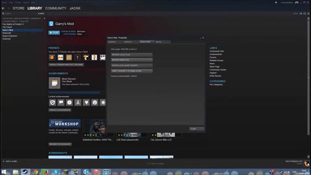 Gmod Tutorials 101: How To Restore Missing Files In Gmod