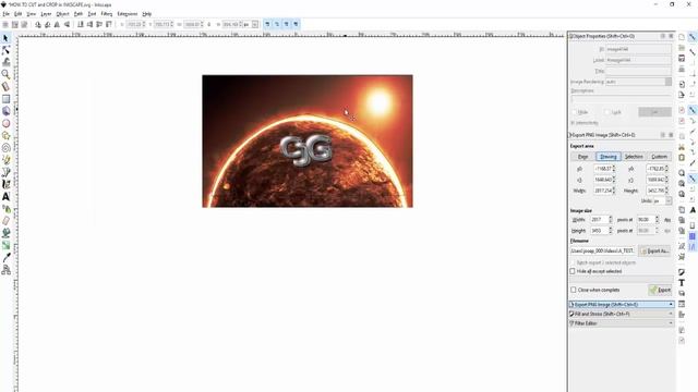 INKSCAPE TUTORIAL HOW TO CUT AND CROP 100% CORRECTLY REMOVE BACKGROUND смотреть онлайн