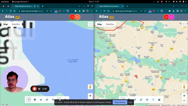 Atlas map - Ably Hackathon full demo смотреть онлайн