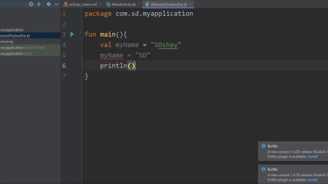 Different Between val Vs var in Kotlin | SD shey смотреть онлайн