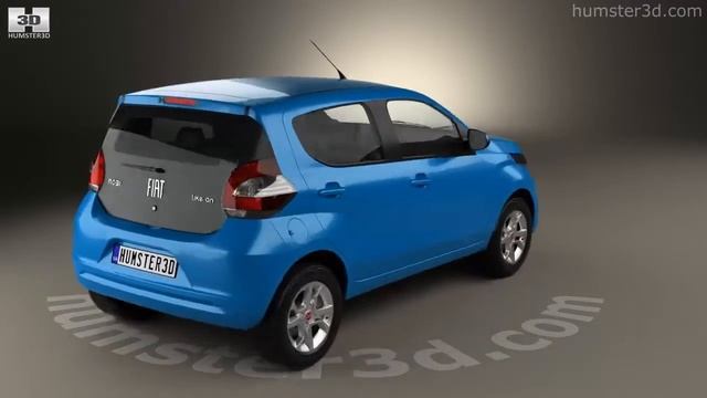 Fiat Mobi Like On 2017 3D model by Hum3D.com смотреть онлайн