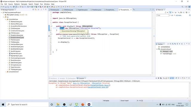 Exception Handling throw vs throws in Java | Learn Java in Tamil | Java Tamil Vathiyar | Part 40 смотреть онлайн