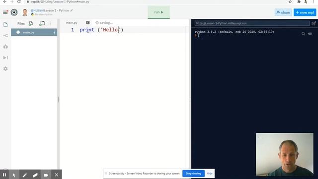 Lesson 1 - Python input, print and variables смотреть онлайн
