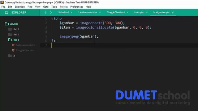 Membuat Gambar dengan PHP смотреть онлайн