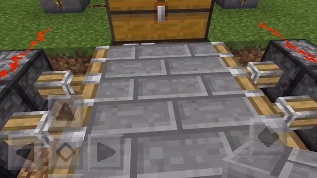 How to Make a Trapped Chest Pitfall Trap (Minecraft PE) смотреть онлайн