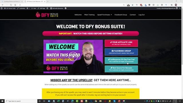 DFY Bonus Suite Review: Create Bonus Pages & Review Pages смотреть онлайн