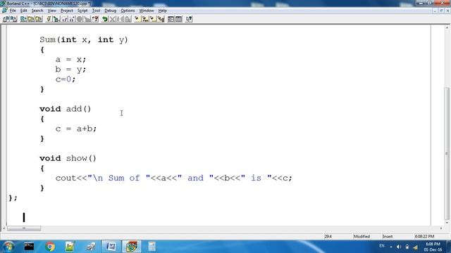 Constructor With Arguments In C++ смотреть онлайн