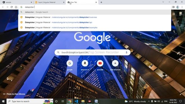 Angular Material Datepicker смотреть онлайн