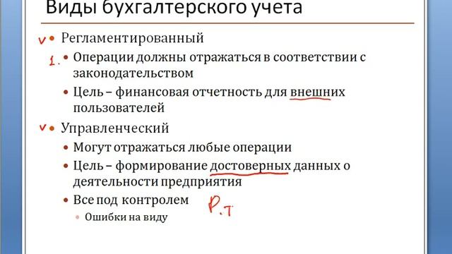 04 Виды бухгалтерского учета смотреть онлайн