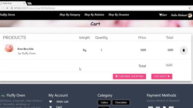 Updated Online Bakery Store(Python Django Project) with Payment Integration смотреть онлайн