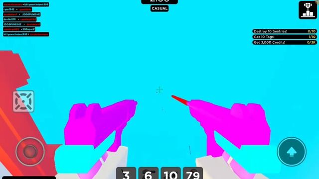 Paint ball game on roblox [Video made on the 11th of this month] смотреть онлайн