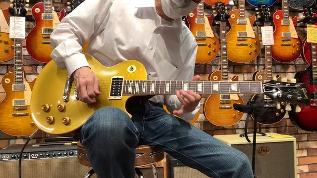 Gibson Custom Shop / Japan Limited Run 1957 Les Paul Goldtop VOS Double Gold w/Darkback 【イシバシ楽器心斎橋店 смотреть онлайн