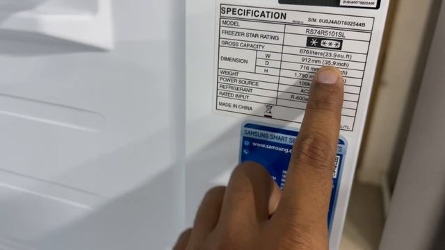 Samsung Side By Side Refrigerator With Water Dispenser | RS74 Series | Demo and Unboxing смотреть онлайн