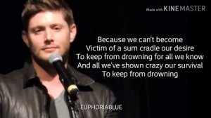Jensen Ackles - Drowning (LYRICS)